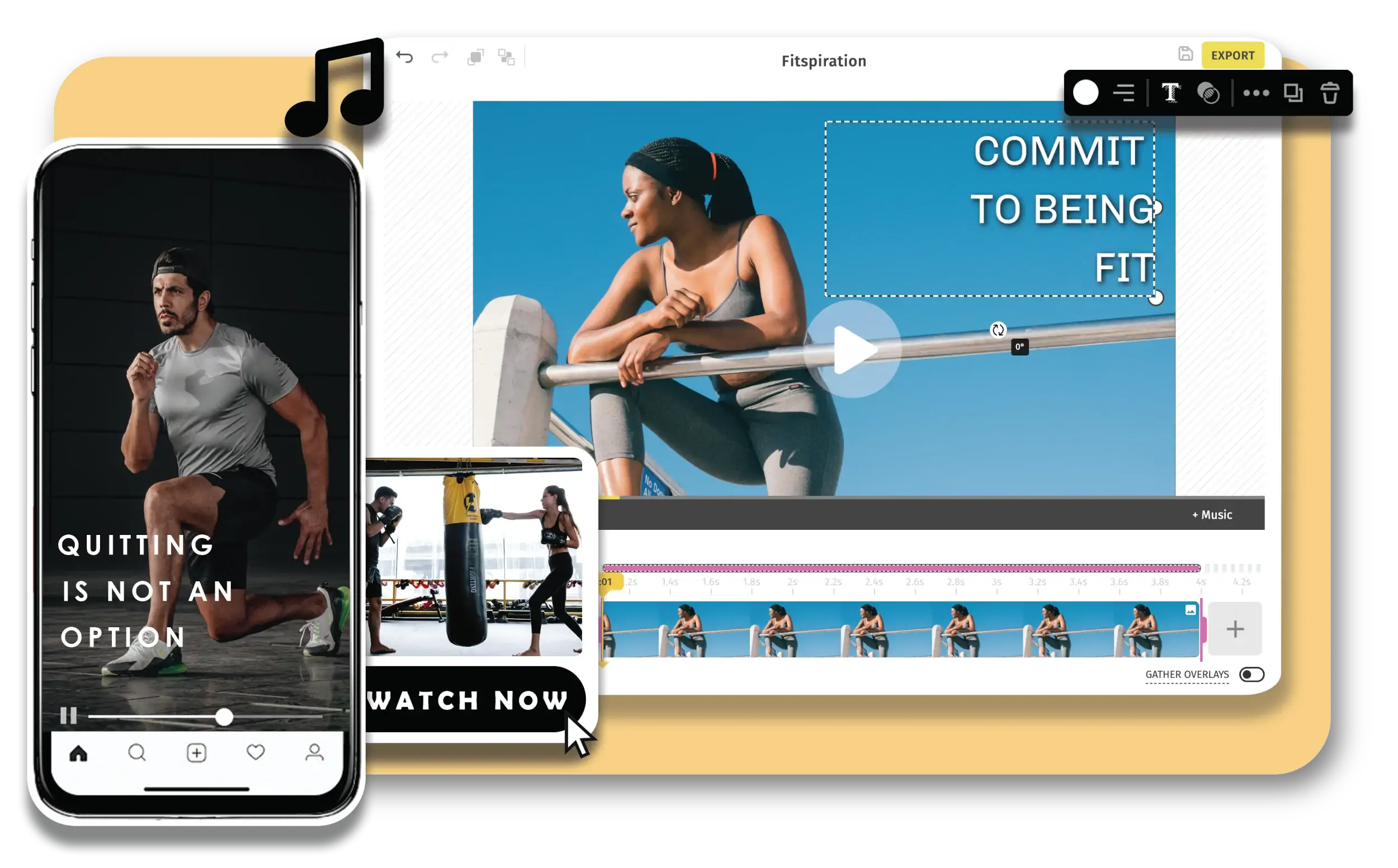 1 Fitness Video Maker  Make Workout Videos For Free - Animoto