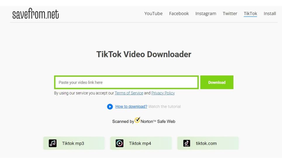 safari download tiktok