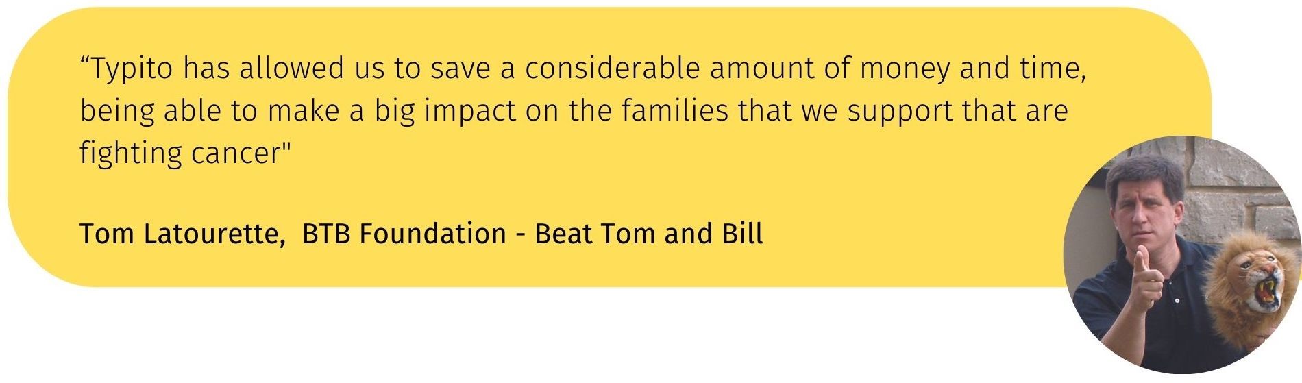 Tom Latourette, BTB Foundation - Beat Tom and Bill