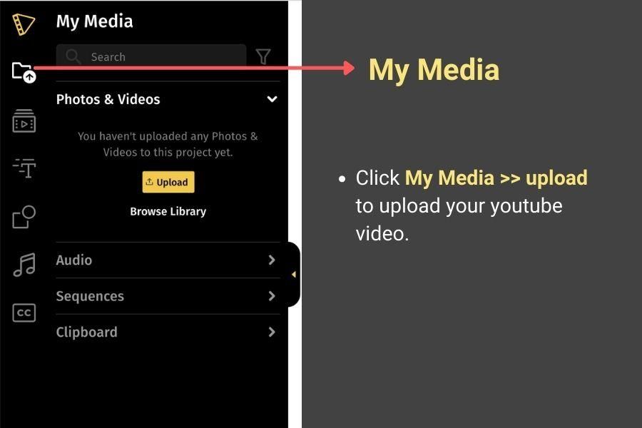 how to upload your video to Typito