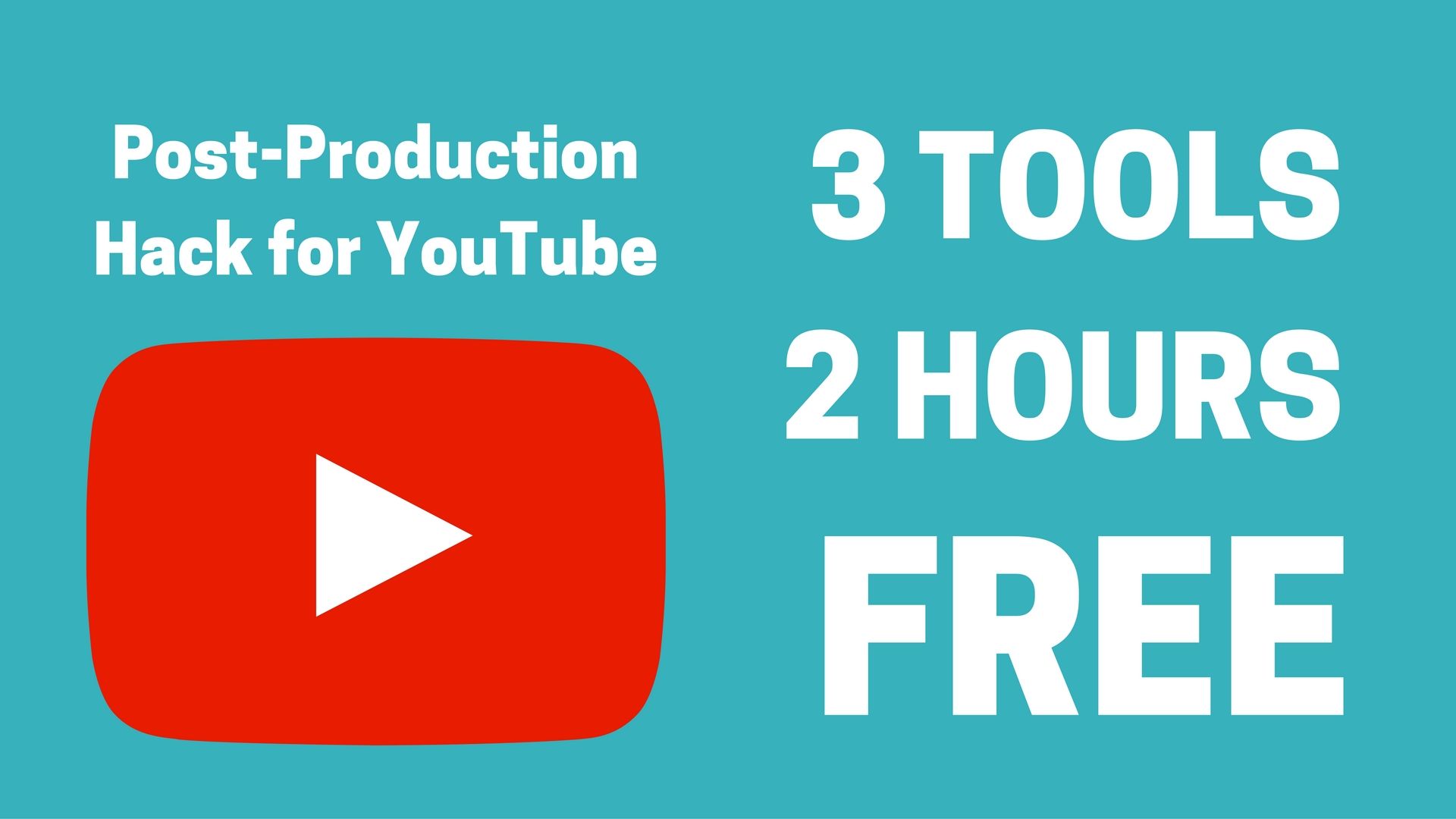 YouTube Post Production Hack