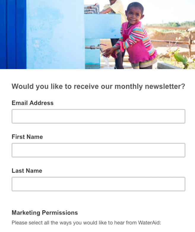 Wateraid Newsletter