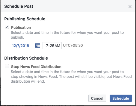 Facebook Post Scheduler