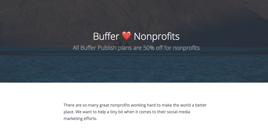 Buffer Nonprofits