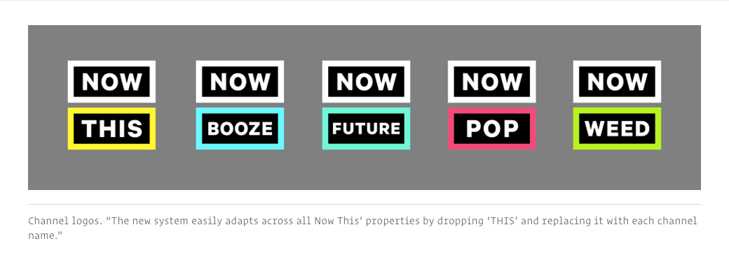 NowThis and its channel logos