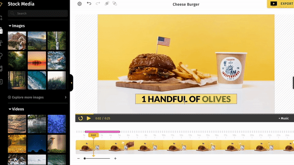 How to overlay text on video and GIFs