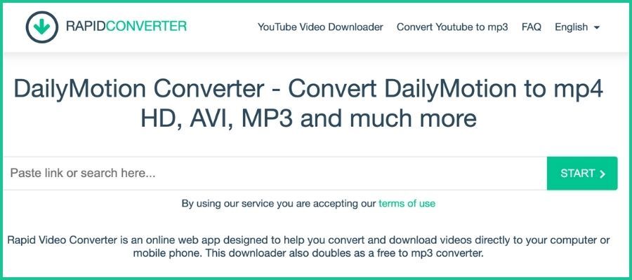Dailymotion to mp4 converter