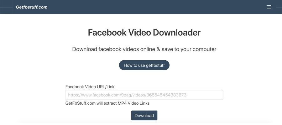 facebook private video download online free