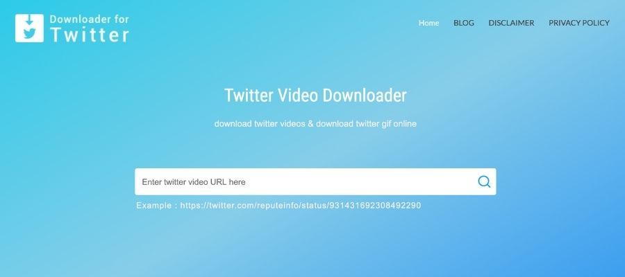 Twitter Video Downloader - Download Twitter Videos and GIF Online