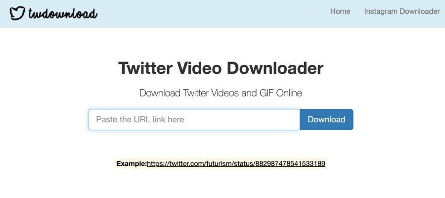 Twitter Video Downloader - Download Twitter Videos and GIF Online