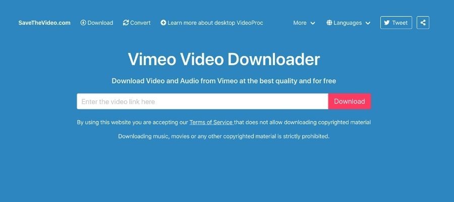 download vimeo with 4k video downloader