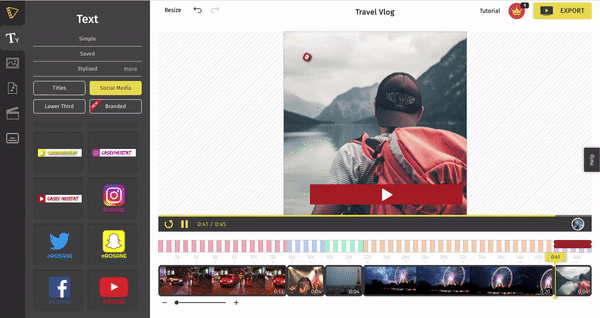 How to make cool video edits: Social Media Templates